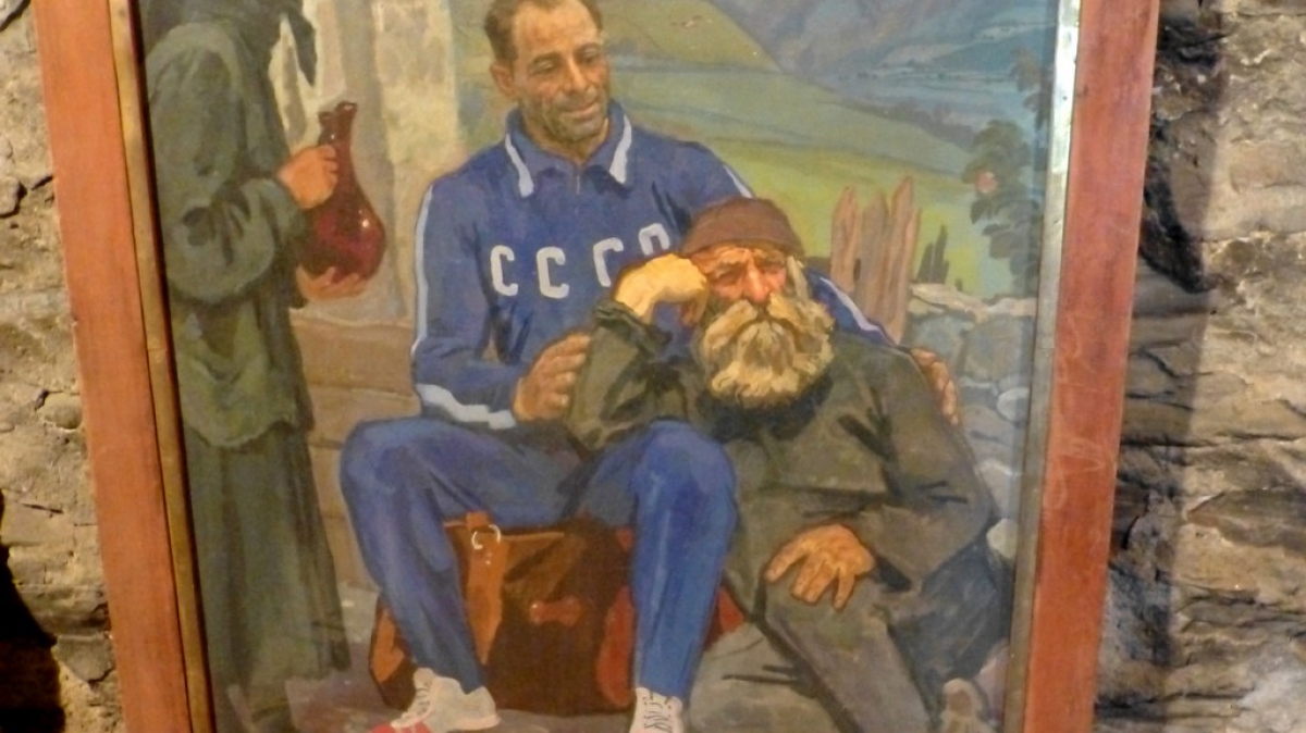 В музее Хергиани. Фото нашего гида Ирины Пряничниковой.