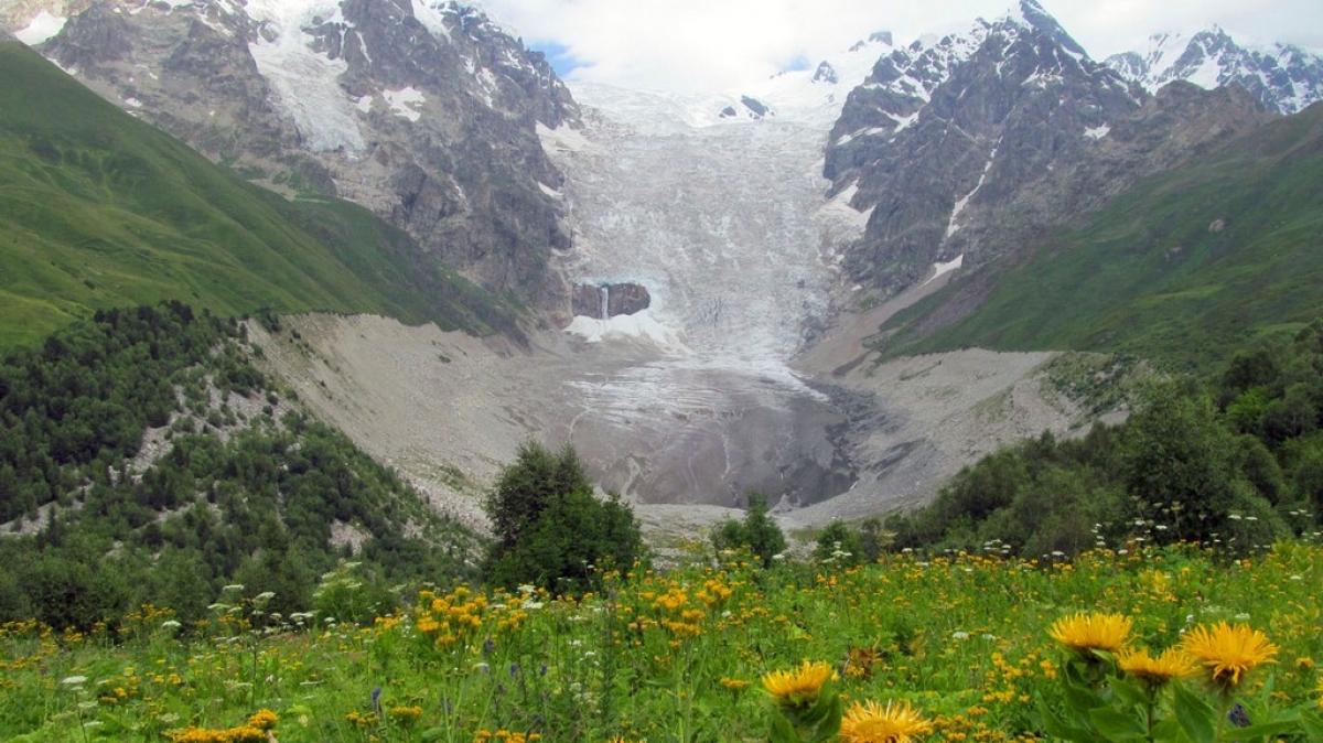 Ледопад Адиши. Фото нашего гида Ирины Пряничниковой.