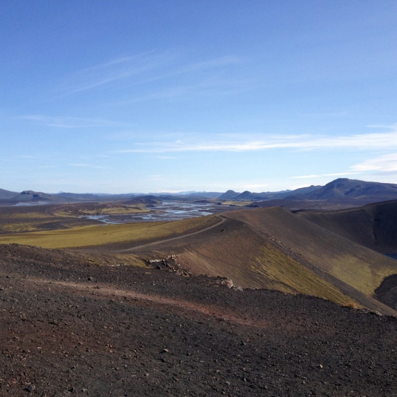 Долина в центре Исландии